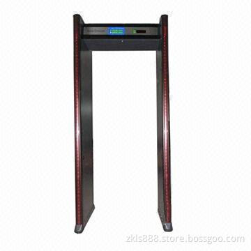 Waterproof Walk-through Metal Detectors with 7-inch TFT LCD, Special Design for Gym